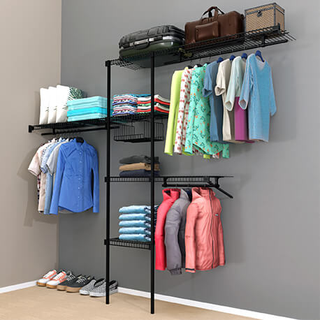 Grand closet rejiplas closet en rejilla negro