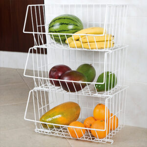 Organizador 3 canastas apilables Rejiplas