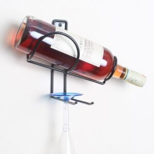 Soporte vino y copas pared