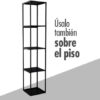Mueble vertical 5 niveles Rejiplas con diseño minimalista