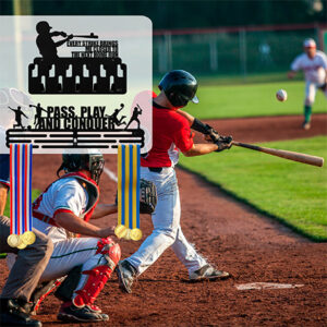 SET X2 PERCHEROS PARA MEDALLAS Y ACCESORIOS BASEBALL