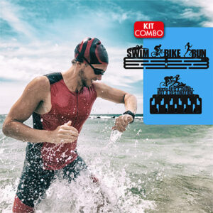 SET X2 PERCHEROS PARA MEDALLAS Y ACCESORIOS TRIATHLON